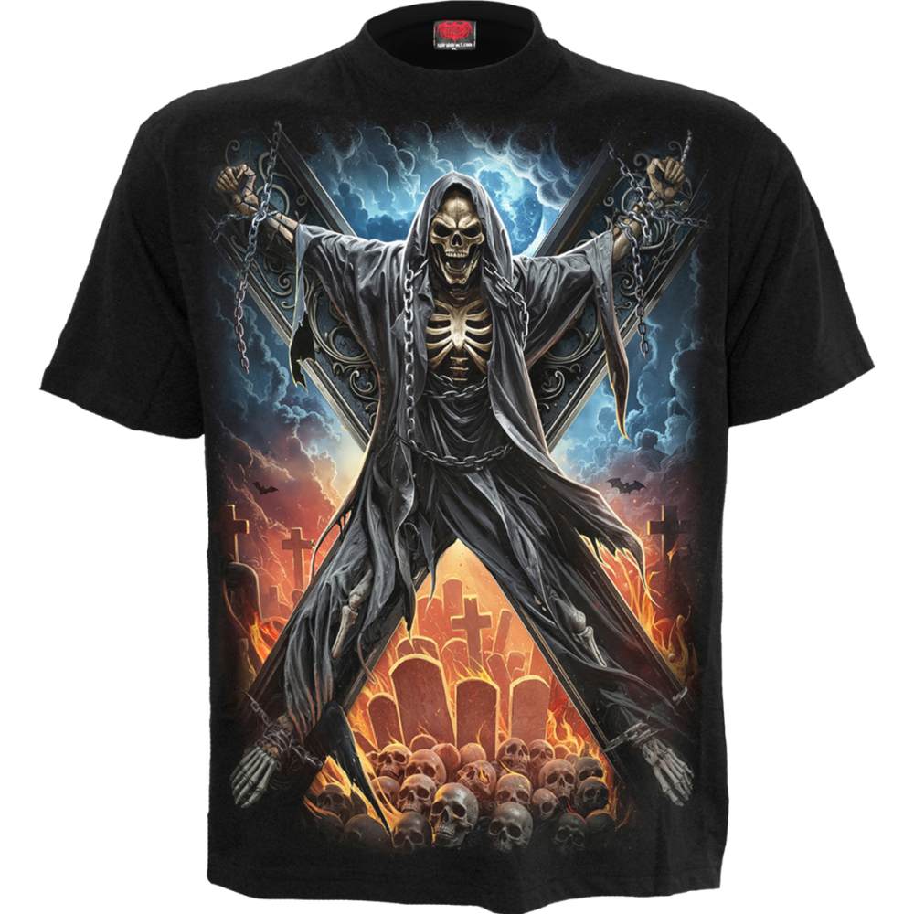 Spiral - Crossed Over Tshirt Homme - Noir